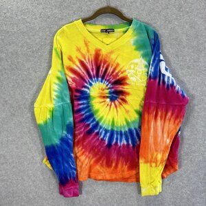 Vintage Shirt L Tie-Dye Oktoberfest Long Sleeve Helen Georgia Hippie 90s Y2K